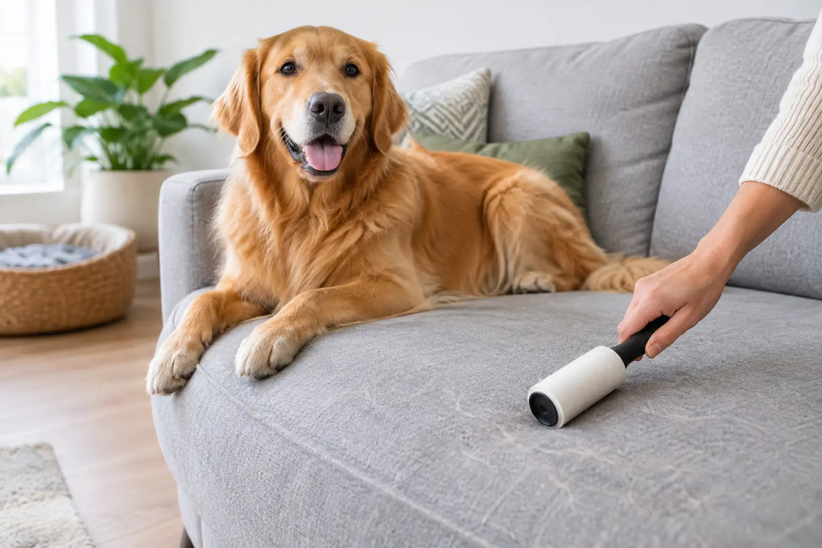 How to Reduce Couch Fur Without Daily Chasing