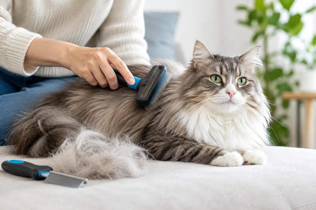 How to Deshed Cats Without Fur Everywhere