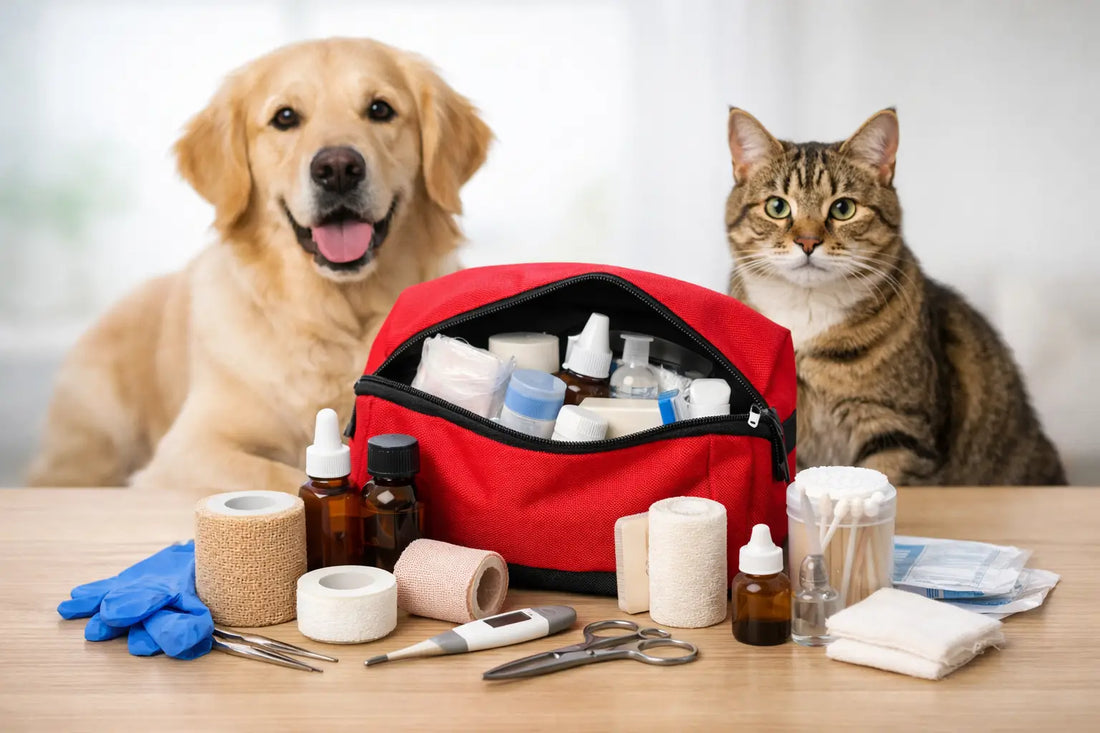 Pet First Aid Kit Essentials for Cats and Dogs