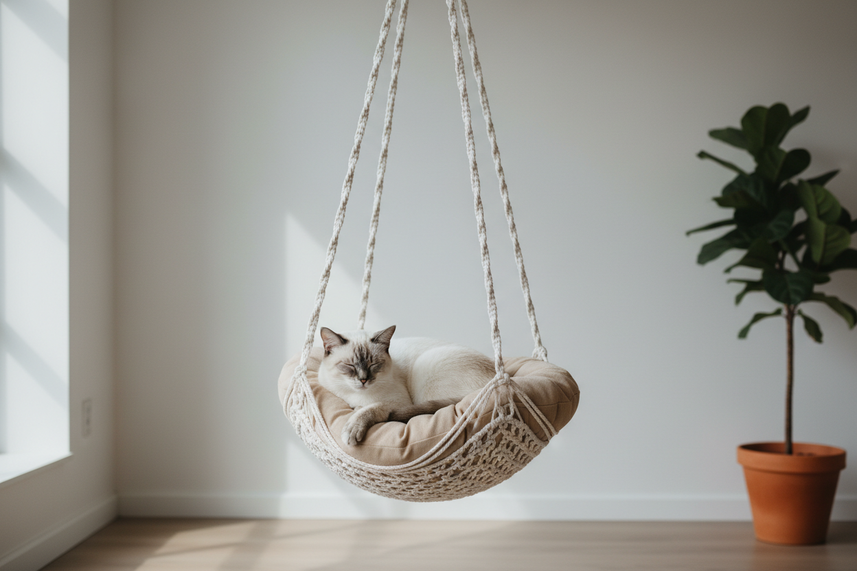 Premium Cat Hammock Lifestyle