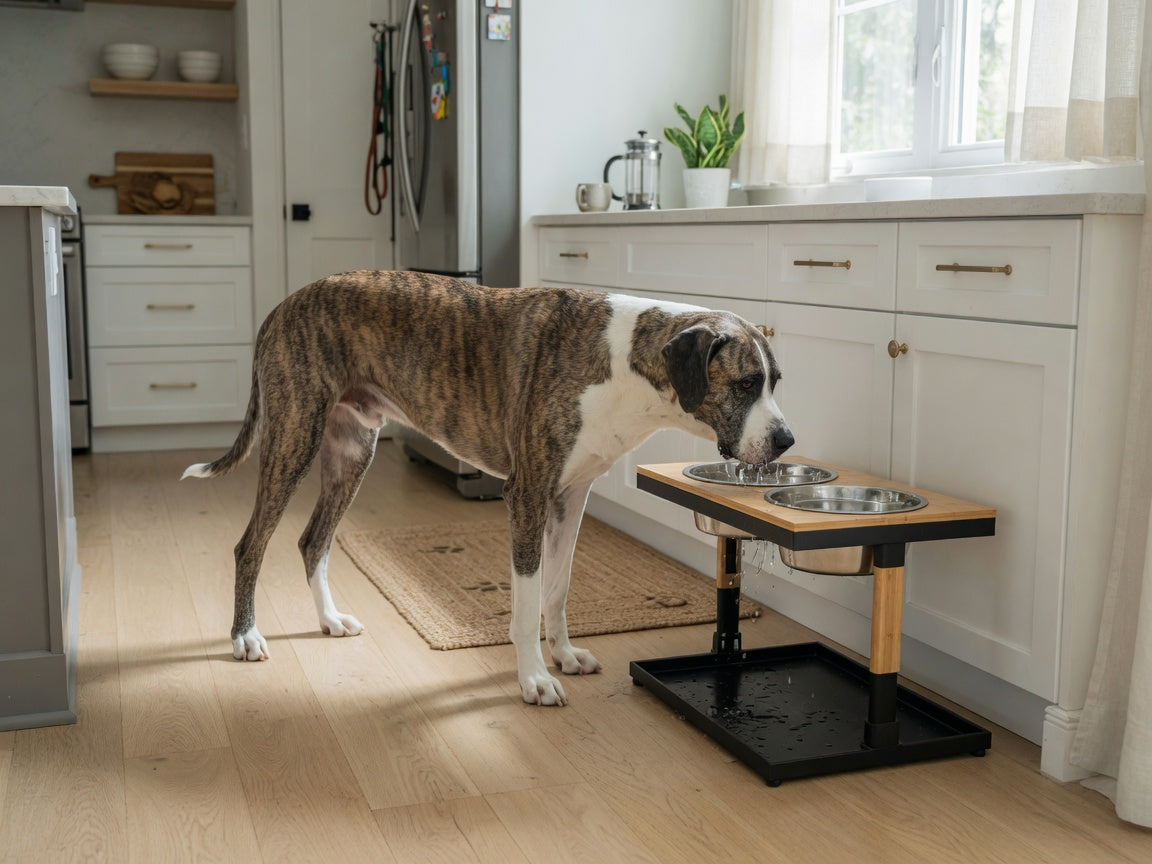 Elevated Dog Feeding Station for Happier Mealtimes