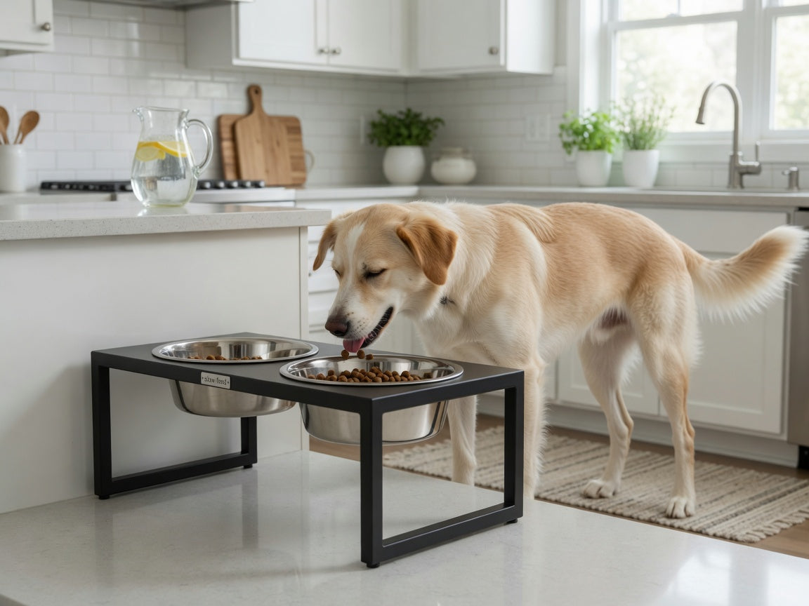 Older Dogs Eat Without Discomfort