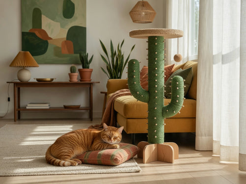 Save Your Furniture with This Cactus Cat Scratcher